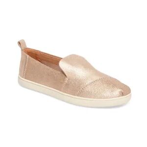 Toms Slip On Sneakers Rose Gold Metallic